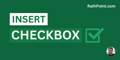 How to Insert Checkbox in Excel - Rath Point