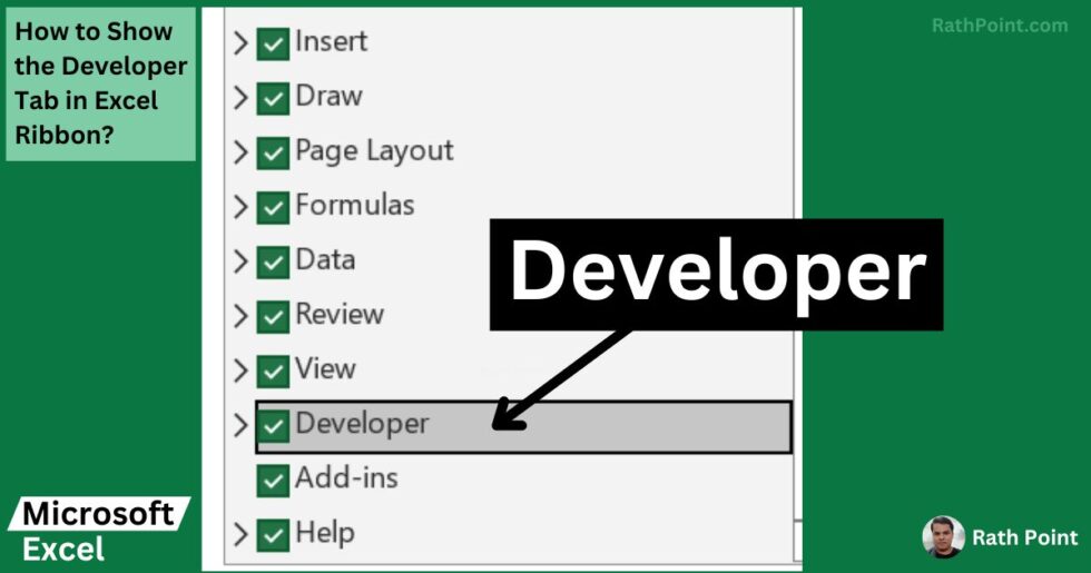 How to Insert Checkbox in Excel | Rath Point