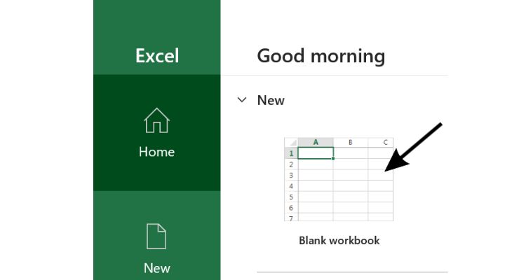 Excel Workbook - Create a new Workbook in Excel