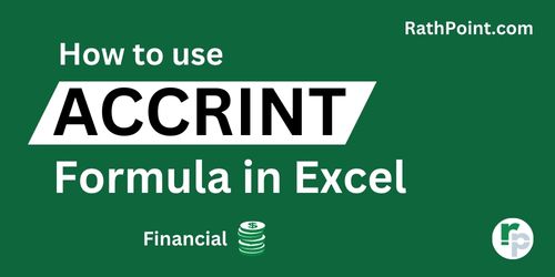 ACCRINT Formula in Excel