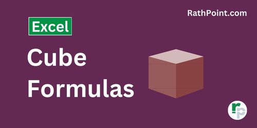 Cube Formulas in Excel