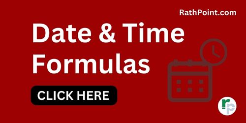Excel Formulas - Date and Time Formulas in Excel