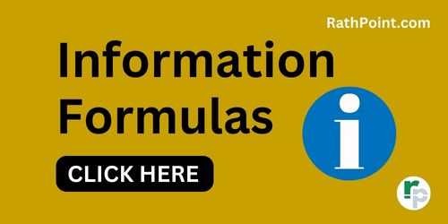 Excel Formulas - Information Formulas in Excel