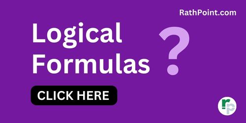 Excel Formulas - Logical Formulas in Excel