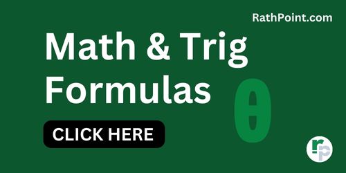 Excel Formulas - Math and Trig Formulas in Excel