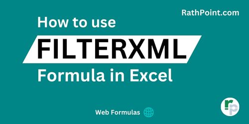 How to use FILTERXML Formula in Excel