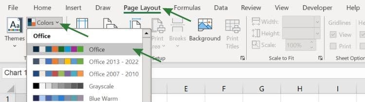 How to Change Excel Chart Colors