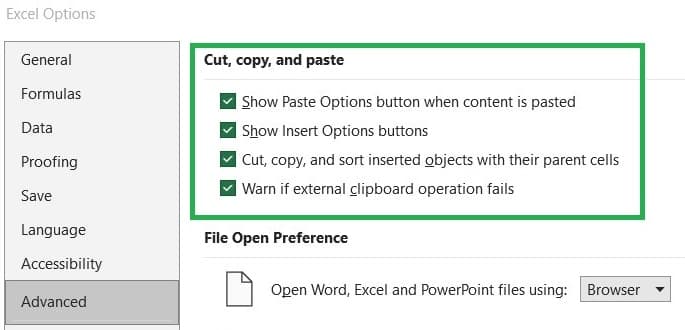 How to Change Clipboard Settings in Excel (Cut, Copy and Paste) - Rath Point