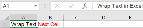 Excel Before Wrap Text - Rath Point