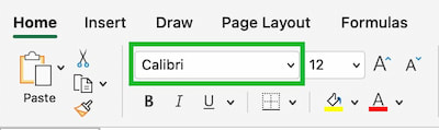 Excel Format Font Name - Rath Point