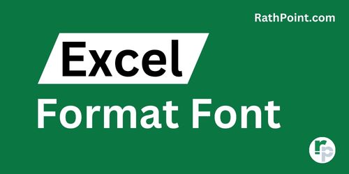 Excel Format Font - Rath Point