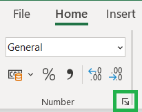 Format Numbers in Excel - Number Group - Rath Point