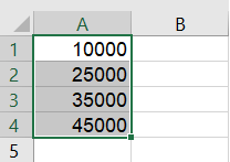 Format Numbers in Excel - Select Cells - Rath Point