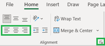 How to Align Text in Excel Horizontally - Rath Point - RathPoint.com