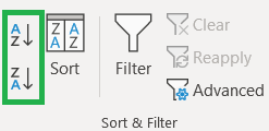 How to Sort Data in Excel - Ascending or Descending Order - A to Z or Z to A - Rath Point