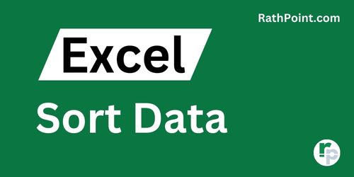 How to Sort Data in Excel - Rath Point