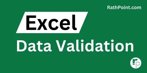 How to use Data Validation in Excel - Rath Point