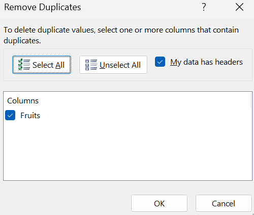 Remove duplicate values in Excel - Rath Point