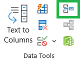 Consolidate button in Excel