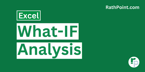 How to use What-If Analysis in Excel - Rath Point