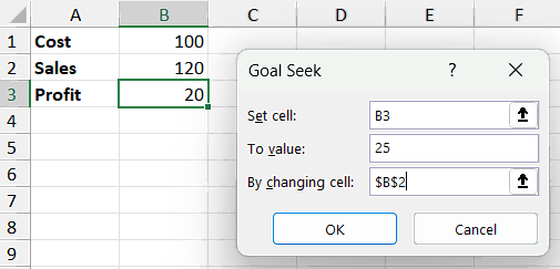 How to use What-If Analysis in Excel for Goal Seek