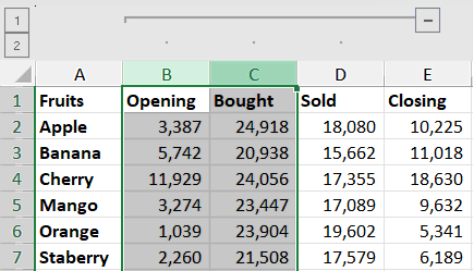Rows and Columns - How to Ungroup in Excel