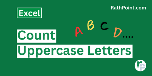 How to Count Uppercase Letters in Excel