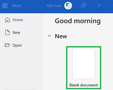 How to Create a Blank Word Document - Microsoft Word