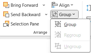 How to Group and Ungroup Shapes in Excel - Shape Format