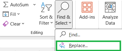 How to use Find and Replace in Excel - How to use Replace in Excel