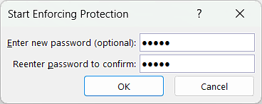 Start Enforcing Protection in Microsoft Word Template