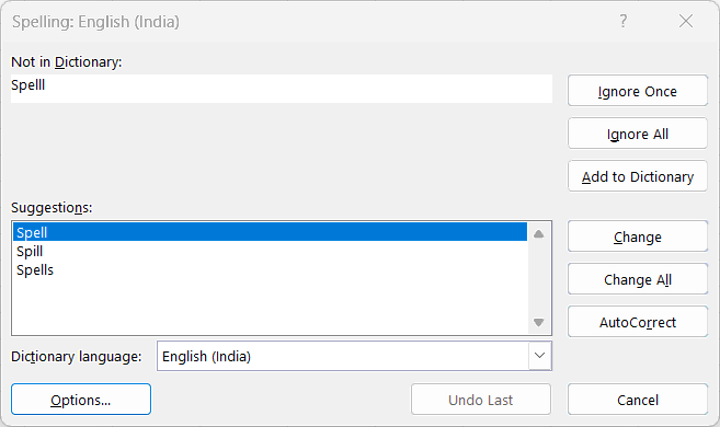 Fix Spelling Errors in Microsoft Excel