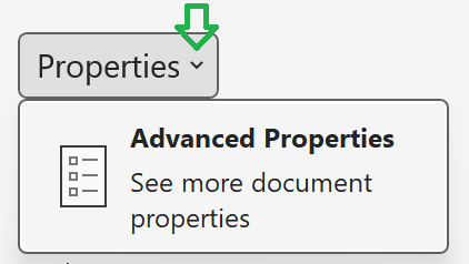 How to Update Advanced Properties in PowerPoint Presentation