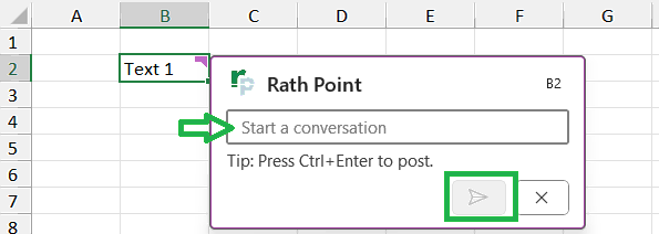 Add Comment in Excel to Start a Conversation