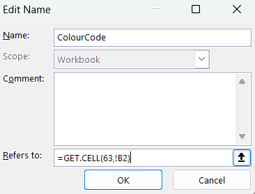 SUM by Cell Colour in Excel without VBA code