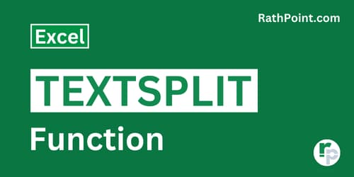 How to use Excel TEXTSPLIT Function