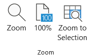 How to Zoom In and Out in Excel using View Tab