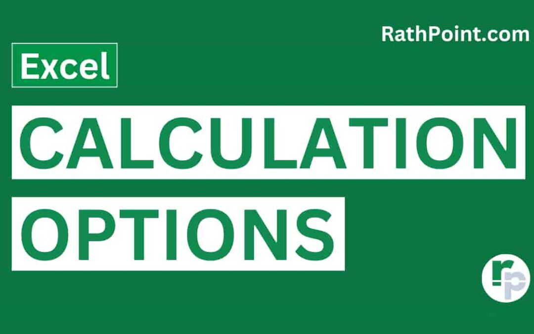 How to use Calculation Options in Excel (3 ways)