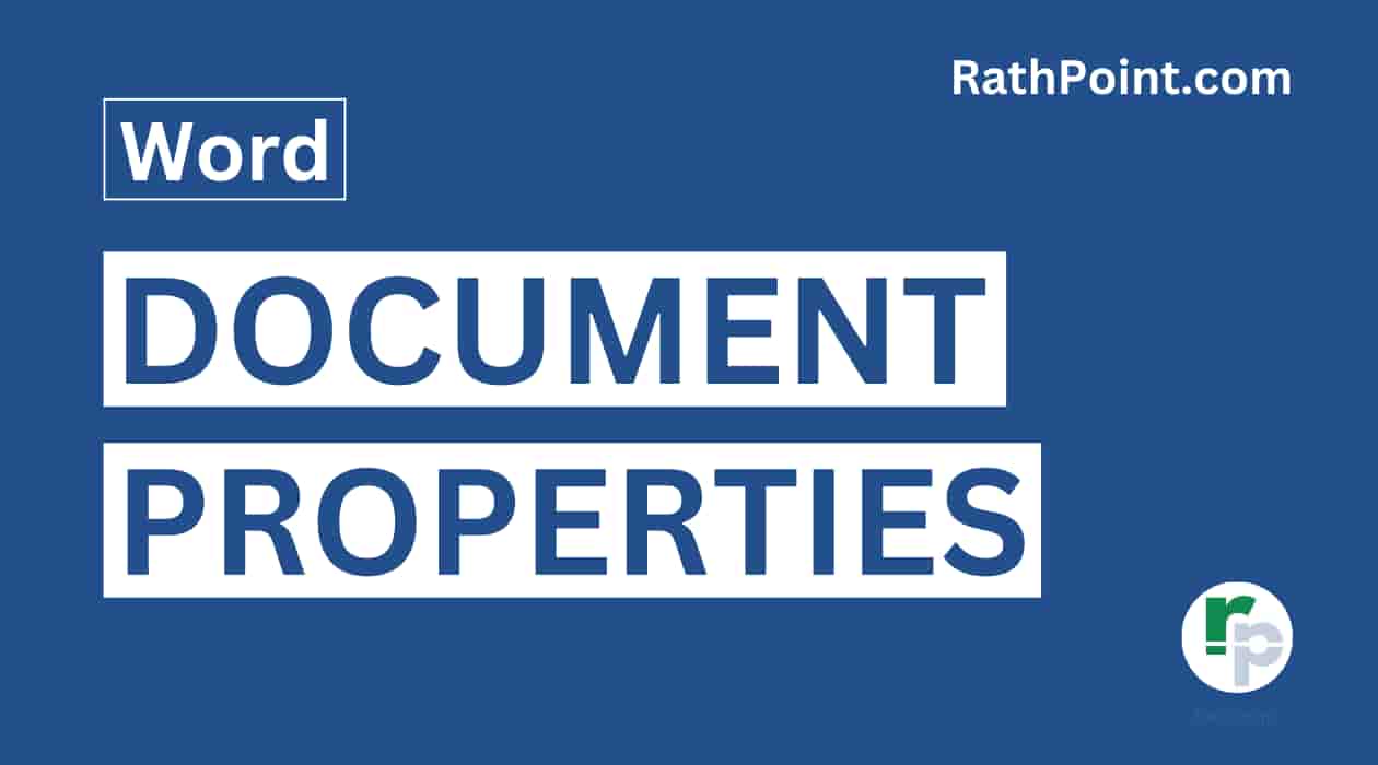 How to Change Document Properties in Word