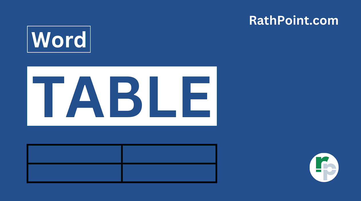 How to Create a Table in Microsoft Word