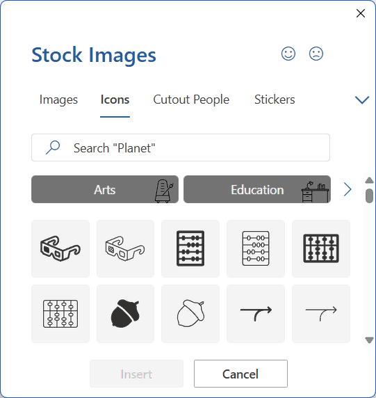 Microsoft Word Icons