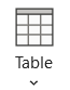 Table in Microsoft Word
