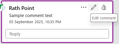 Reply to Comments in Microsoft Word