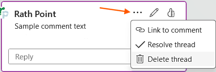 Resolve Thread in Microsoft Word