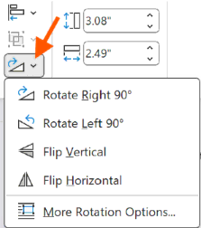 Rotate the Text Box in Microsoft Word