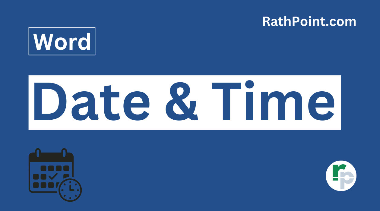 How to use Date and Time in Microsoft Word