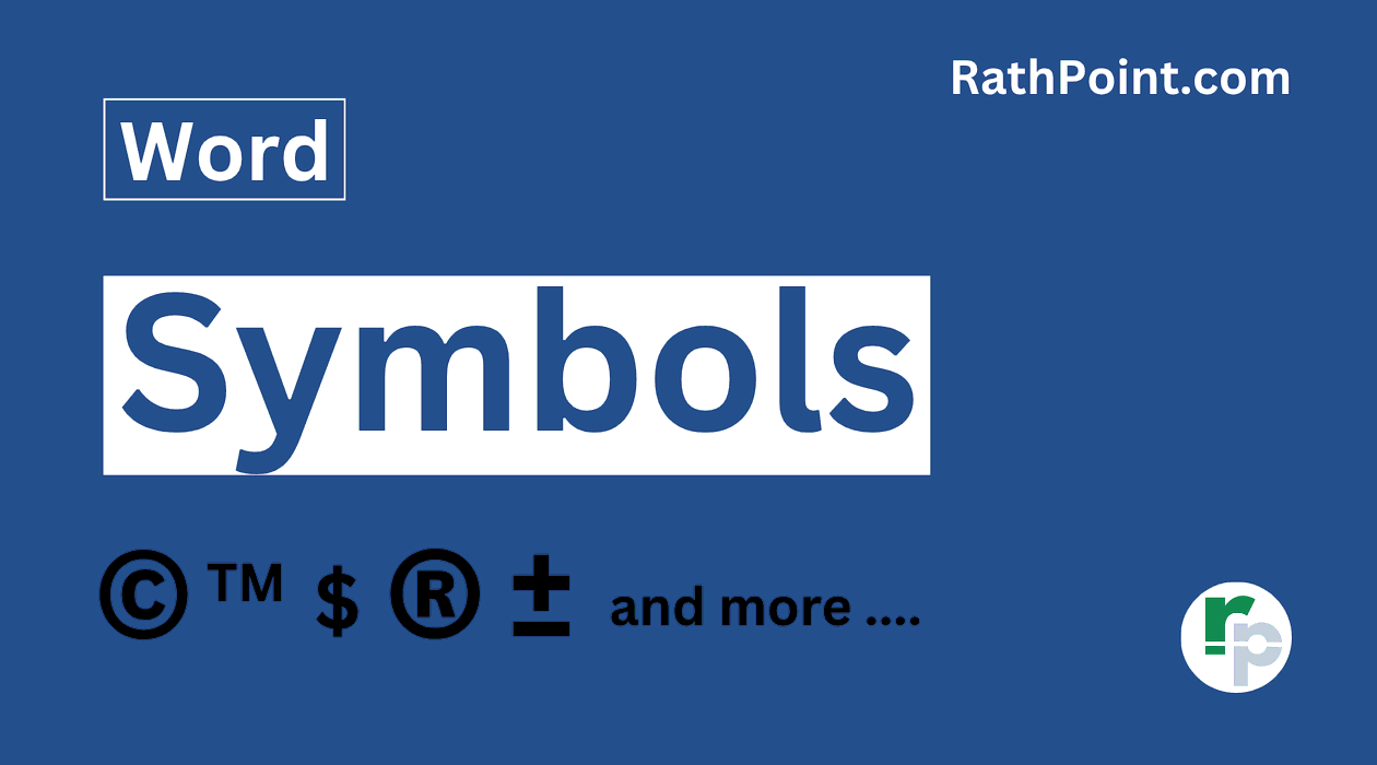 How to Insert a Symbol in Microsoft Word