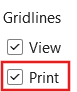 Excel Print Gridlines Excel Print Gridlines