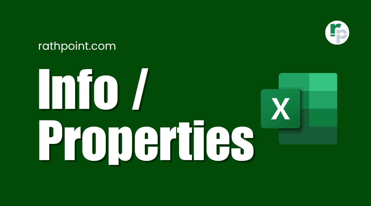 How to View Excel File Information and Properties